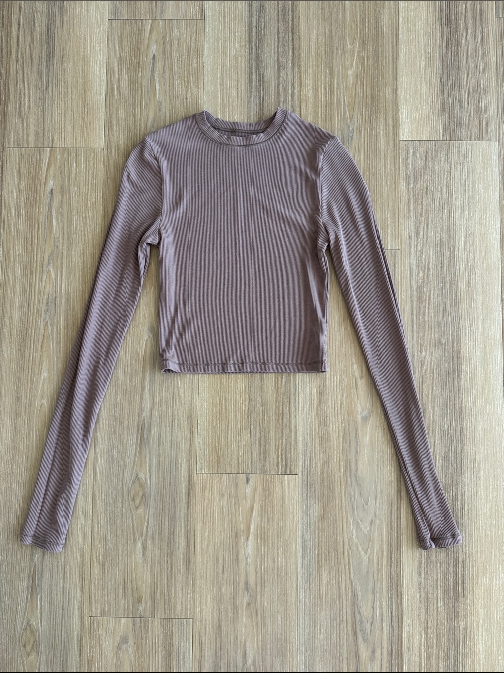 Amazon Women’s Ribbed Fitted Long Sleeve Top
